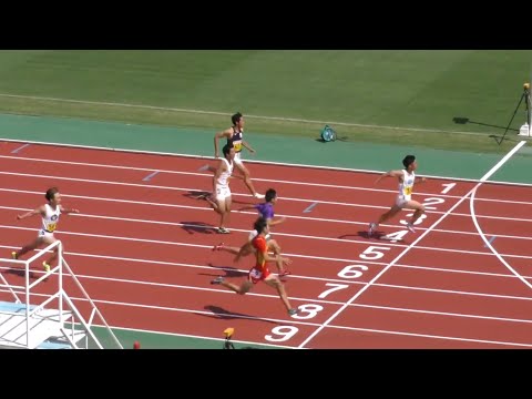 男子100m 予選5組 関東学生新人 R01