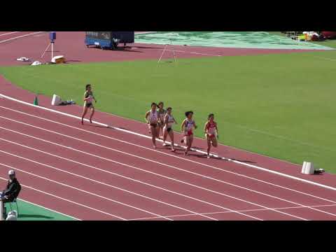 女子800m予選2組　U20日本選手権R01