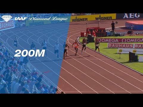 Ramil Guliyev Wins Men&#039;s 200m - IAAF Diamond League Stockholm 2018