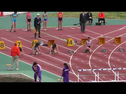 H30　千葉県記録会　女子100mH　7組