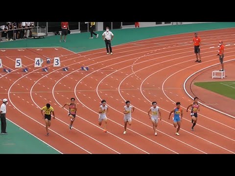 2022国体長崎県予選　少年男子A100m決勝