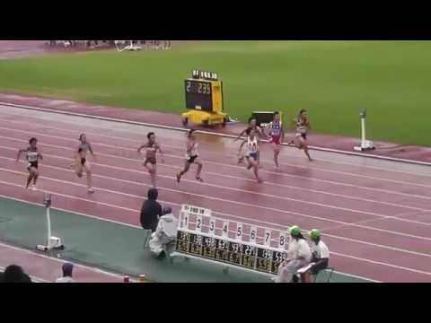 2016近畿中学総体陸上　3年女子100m決勝