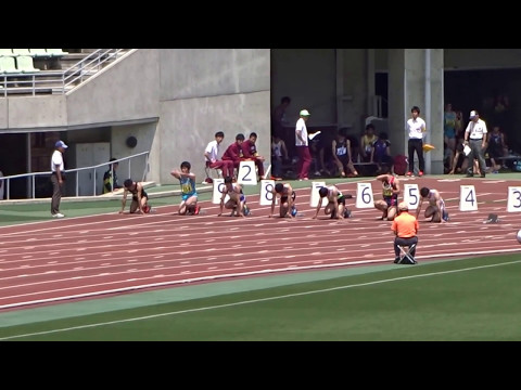 第94回関西学生陸上競技対校選手権大会　男子2部100ｍ準決勝1組