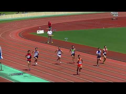20170918_県高校新人大会_男子100m_予選2組