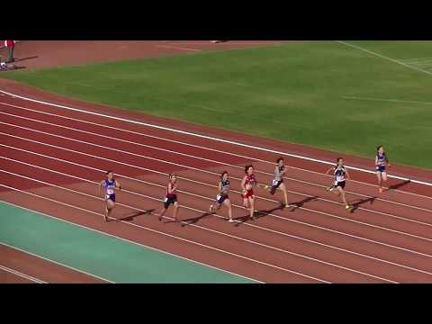 20181028北九州陸上カーニバル 中学女子100m決勝