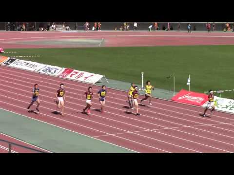 2015 布勢スプリント 男子100m 第1レース 3組