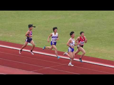 H30　栃木県高校総体　男子1500m　予選3組