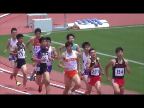 群馬県陸上記録会2017 男子800m4組