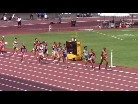 2016 岡山インターハイ陸上 男子3000mSC決勝