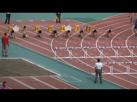 決勝 女子100mH 南関東大会 R01
