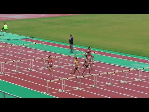 第18回中部実業団陸上競技選手権大会　女子100mH　第2組　2017/10/14