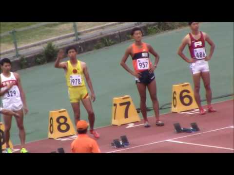 2016関西学生陸上競技種目別選手権大会　男子110ｍH決勝