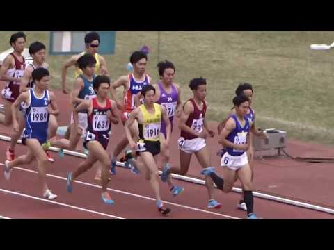 第66回大阪学生陸上競技対校選手権大会　男子 1500ｍ 予選2組