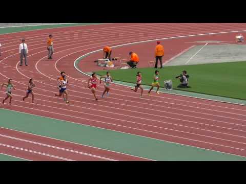 H30　ジュニアオリンピック　C女子100m　予選5組