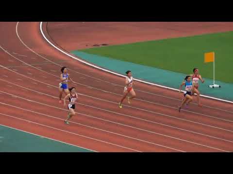 2018全国高校総体陸上南九州大会（沖縄）女子200m予選2組