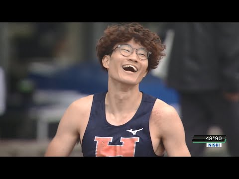 【第106回日本選手権】男子 400ｍH 決勝