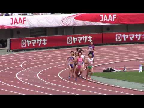 2017 日本選手権陸上 女子800m 予選1～3