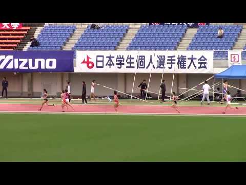 2018学生個人選手権陸上 女子800m 予選1～6