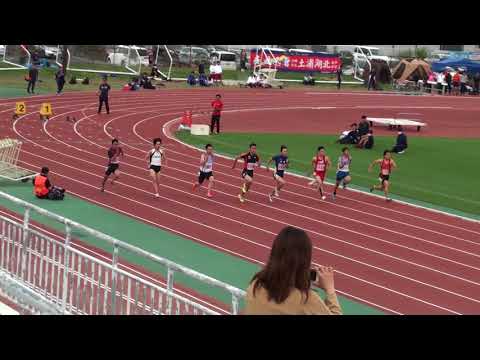 2018 茨城県高校総体陸上 県南地区男子100m準決勝3組