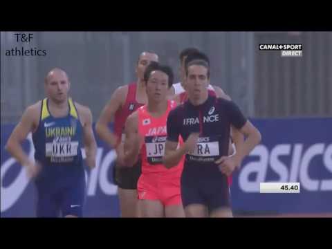 800m Men&#039;s - Decanation 2016