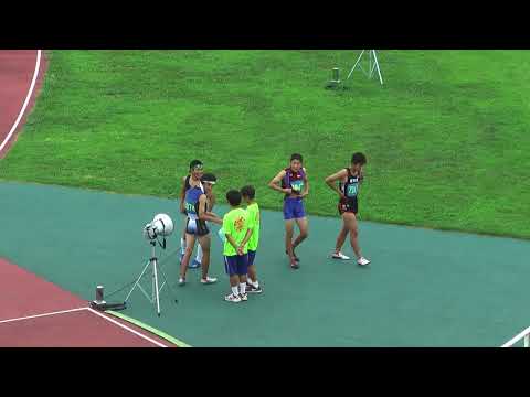 H29　千葉県ｼﾞｭﾆｱｵﾘﾝﾋﾟｯｸ最終選考　A男子100m　予選3組