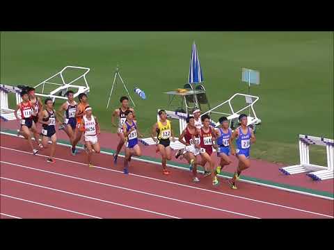 20170902 高校陸上新人戦広島地区大会 男子1500m決勝