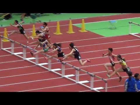 決勝 U16 女子60mH 日本室内陸上2024