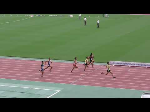 H30　ジュニアオリンピック　A男子200m　予選1組