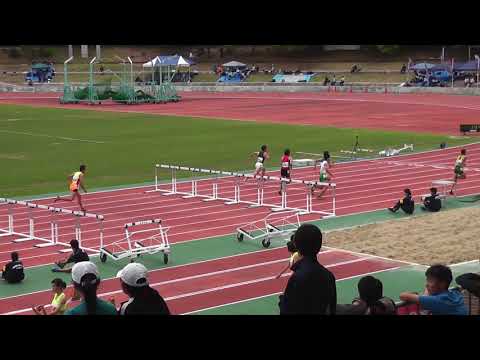 2018京都高校陸上　市内ブロック予選　男子110mH2組