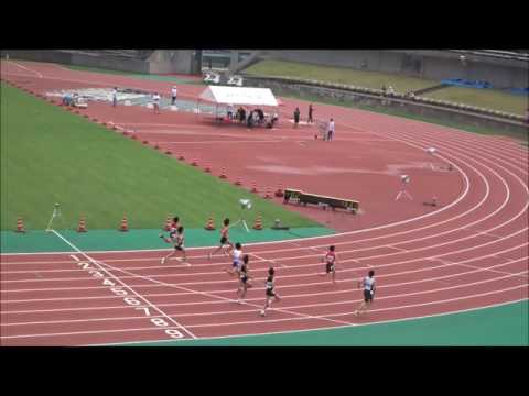 男子B（中学2年）100m　予選5組　～ジュニアオリンピック陸上　高知県選考会～