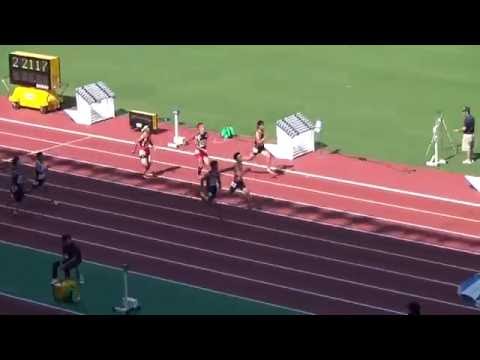 ２０１６年　陸上東海中学総体　男子２００ｍ　予選～決勝