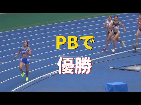 西田有里 決勝 少年A 女子800m 栃木国体陸上2022