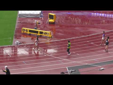 男子２部２００m予選４組　関東インカレ2022