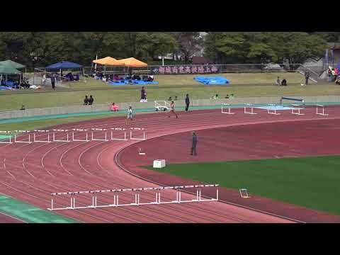 20180318143422県記録会一高男400ｍH4組坂本 匡輔(3) 九州共立大