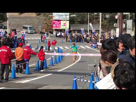 第69回岡崎市民駅伝競走大会 一般男子Ⅱ部 1位 選抜！矢西たいしん49 フィニッシュ 2018/1/21