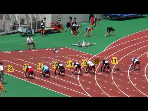2017年 愛知県陸上選手権 男子100m予選2組