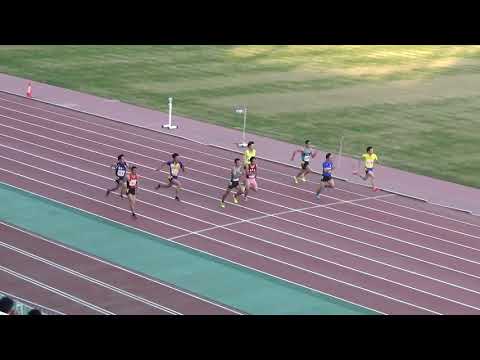 2019 第1回県記録会 高校・一般男子100mタイムレース7組
