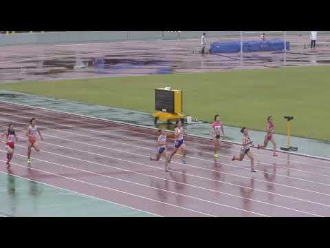 2018 東北高校新人陸上 女子 200m 予選2組