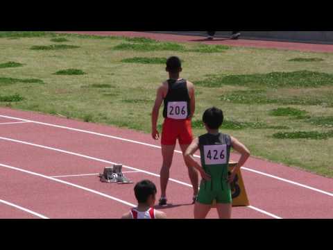 20170430群馬高校総体中北部地区予選男子400mR1組