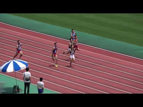 高男 A200m 決勝_2017福岡県高校学年別選手権