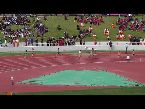 H30　千葉県高校総体　女子七種競技200m　3組