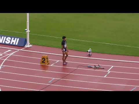 男子400m予選4組　U20日本選手権 R01