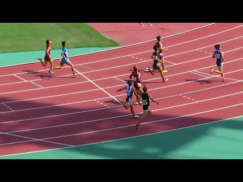 18年6月2日熊本県高校総体　男子100m準決勝1～3組