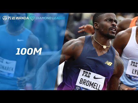 Fast finishing Trayvon Bromell beats world-class 100m field in Eugene - Wanda Diamond League