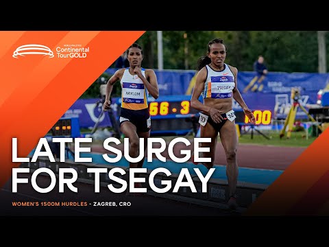 Tsegay breaks 1500m meeting record in Zagreb with 3:58.14 | Continental Tour Gold 2025