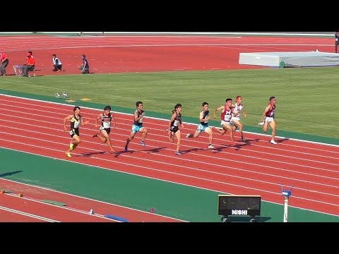 2017 岩手県高校新人陸上競技会 男子100メートルA決勝