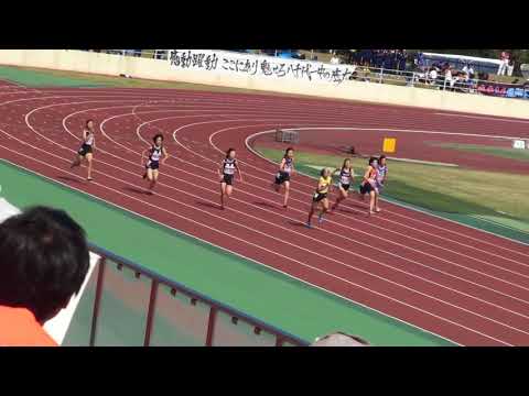 2017 茨城県中学新人陸上 女子200m準決勝1組