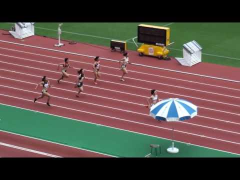 2017年 愛知県陸上選手権 女子100m予選1組