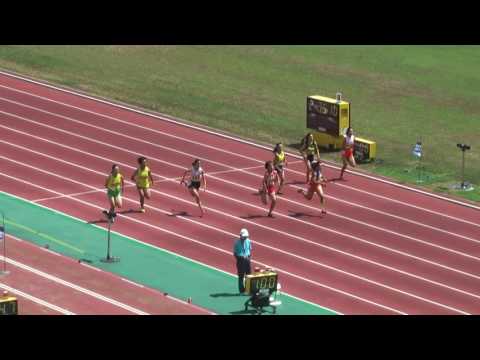 H29　千葉県中学総体　3年女子100m　準決勝2組