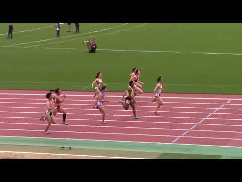 2019 織田記念陸上 女子100m 1～3